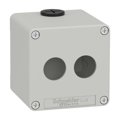 SCHNEIDER XAPD1502 EMPTY GREY 2 HOLES CONTROL BOX