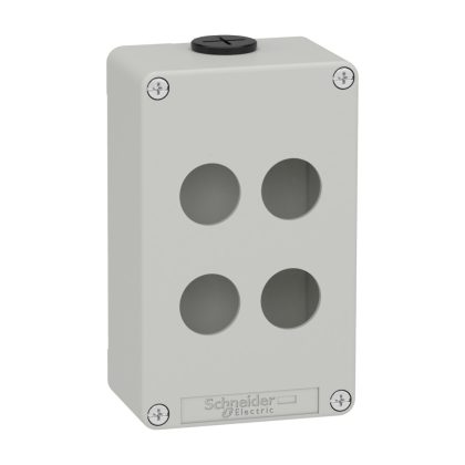 SCHNEIDER XAPD2204 EMPTY GREY 4 HOLES CONTROL BOX