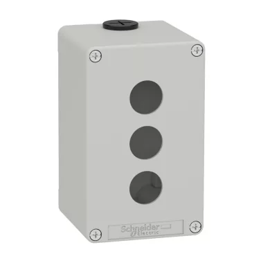 SCHNEIDER XAPD2503 EMPTY GREY 3 HOLES CONTROL BOX