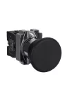 SCHNEIDER XB2BC21C Easy Harmony XB2, Nyomógomb, gombafejű, fekete, 1 NO, fém, 22mm, fej 40mm