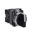   SCHNEIDER XB2BD33C Easy Harmony XB2, Választókapcsoló, 3 állású, 2 NO, fém, 22mm