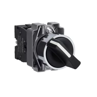 SCHNEIDER XB2BD41C Easy Harmony XB2, Választókapcsoló, 2 állású, 1 NO, fém, 22mm, visszatérő