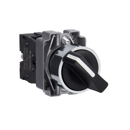   SCHNEIDER XB2BD41C Easy Harmony XB2, Választókapcsoló, 2 állású, 1 NO, fém, 22mm, visszatérő