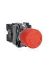 SCHNEIDER XB2BS442C Easy Harmony XB2, Vészgomb, piros, 1 NC, fém, 22mm