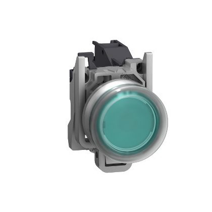   SCHNEIDER XB4BP31GEX Harmony ATEX DG komplett nyomógomb, Ø22, védősapkás, 1NO, zöld