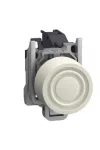 SCHNEIDER XB4BPS11GEX Harmony ATEX DG komplett nyomógomb, Ø22, beépített védősapkás, 1NO, fehér