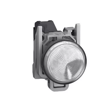 SCHNEIDER XB4BVBM1GEX Harmony ATEX DG komplett LED jelzőlámpa, Ø22, 24-240 VAC/DC, fehér