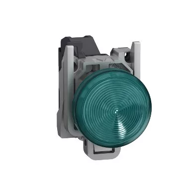 SCHNEIDER XB4BVBM3GEX Harmony ATEX DG komplett LED jelzőlámpa, Ø22, 24-240 VAC/DC, zöld