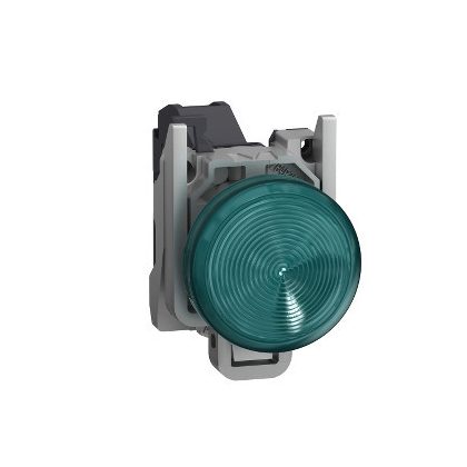 SCHNEIDER XB4BVBM3GEX Harmony ATEX DG komplett LED jelzőlámpa, Ø22, 24-240 VAC/DC, zöld