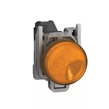 SCHNEIDER XB4BVBM5GEX Harmony ATEX DG komplett LED jelzőlámpa, Ø22, 24-240 VAC/DC, narancssárga