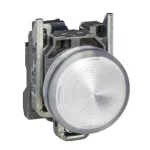   SCHNEIDER XB4BVCUST02 Harmony komplett fém BA9s foglalatos jelzőlámpa, Ø22, 250V, személyre szabott