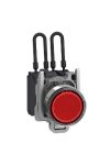 SCHNEIDER XB4BW24B5 Harmony komplett fém nyomógombos LED tesztlámpa, Ø22, 24 VAC/DC, piros