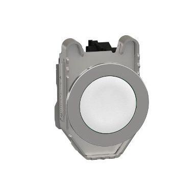 SCHNEIDER XB4FACUST01 Harmony panelbe süllyesztett komplett fém nyomógomb, Ø30, visszatérő, 1NO, személyre szabott