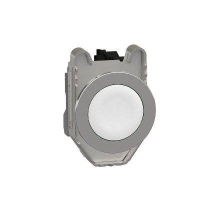   SCHNEIDER XB4FACUST01 Harmony panelbe süllyesztett komplett fém nyomógomb, Ø30, visszatérő, 1NO, személyre szabott
