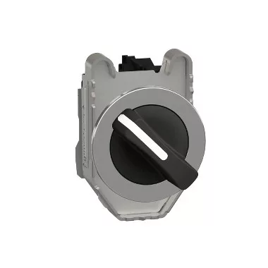 SCHNEIDER XB4FD41 Harmony panelbe süllyesztett komplett fém választókapcsoló, Ø30, 2 állású visszatérő, 1NO