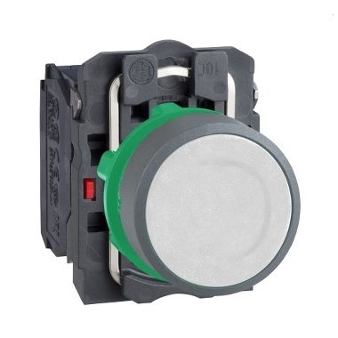 SCHNEIDER XB5AACUST05 Harmony komplett műanyag nyomógomb, Ø22, visszatérő, személyre szabott