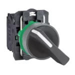   SCHNEIDER XB5AJCUST01 Harmony komplett műanyag választókapcsoló, Ø22, meghosszabbított fogantyú, személyre szabott