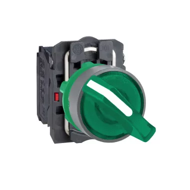 SCHNEIDER XB5AKCUST01 Harmony komplett műanyag LED világító választókapcsoló, Ø22, személyre szabott