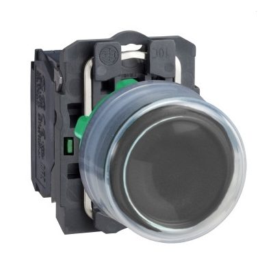 SCHNEIDER XB5APCUST01 Harmony komplett műanyag nyomógomb, Ø22, védősapkás kiálló profil, személyre szabott