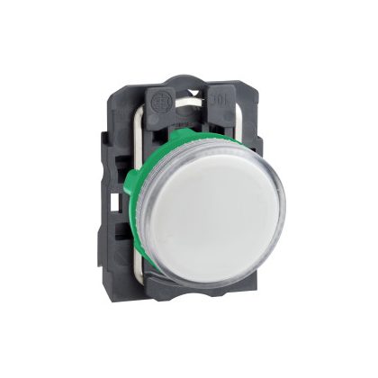   SCHNEIDER XB5AVCUST02 Harmony komplett műanyag BA9s foglalatos jelzőlámpa, Ø22, 250V, személyre szabott