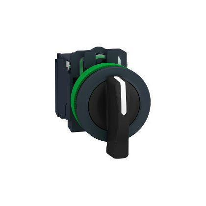   SCHNEIDER XB5FJ33 Harmony panelbe süllyesztett komplett műanyag kapcsoló, Ø30, meghosszabbított fogantyú, 3 állású, 1NO