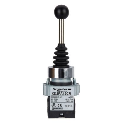   SCHNEIDER XD2PA12CR Easy Harmony XB2, Joystick, 2 irány, 2 NO, műanyag, 22mm