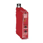 SCHNEIDER XPSUVN11AP safety module, Harmony XPS, zero speed monitoring with time delay, 24V AC or DC, screw