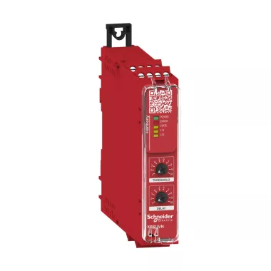 SCHNEIDER XPSUVN11AP safety module, Harmony XPS, zero speed monitoring with time delay, 24V AC or DC, screw SCHNEIDER XPSUVN11AP safety module, Harmony XPS, zero speed monitoring with time delay, 24V AC or DC, screw