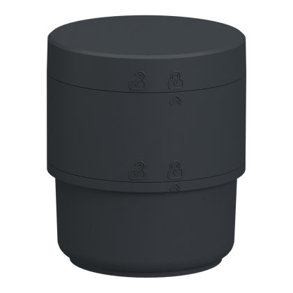 SCHNEIDER XVB7C21B Base Module, Harmony XVB7 Modular Tower Light, Ø70mm, 24V AC/DC base with adapter and cover, Grey