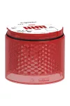 SCHNEIDER XVB7C64 Light Module, Harmony XVB7 Modular Tower Light, Red, Ø70mm, Flashing, Colored Lens