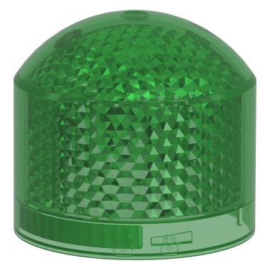 SCHNEIDER XVB7L23 Light Module Beacon, Harmony XVB7 Modular Tower Light, Green, Ø70mm, Steady, Colored Lens