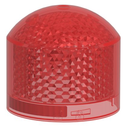   SCHNEIDER XVB7L24 Light Module Beacon, Harmony XVB7 Modular Tower Light, Red, Ø70mm, Steady, Colored Lens