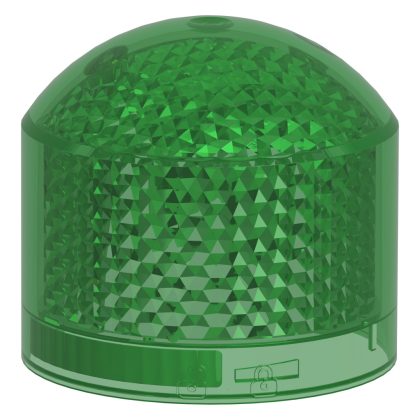   SCHNEIDER XVB7L63 Light Module Beacon, Harmony XVB7 Modular Tower Light, Green, Ø70mm, Flashing, Colored Lens
