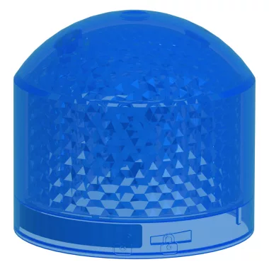 SCHNEIDER XVB7L66 Light Module Beacon, Harmony XVB7 Modular Tower Light, Blue, Ø70mm, Flashing, Colored Lens