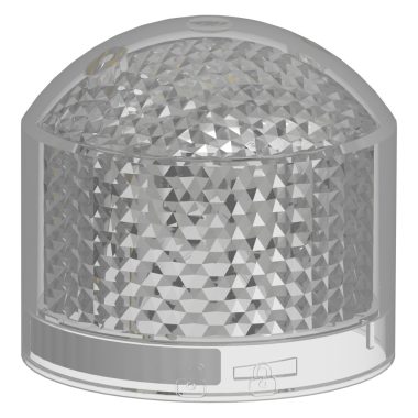 SCHNEIDER XVB7L67 Light Module Beacon, Harmony XVB7 Modular Tower Light, White, Ø70mm, Flashing, Colored Lens