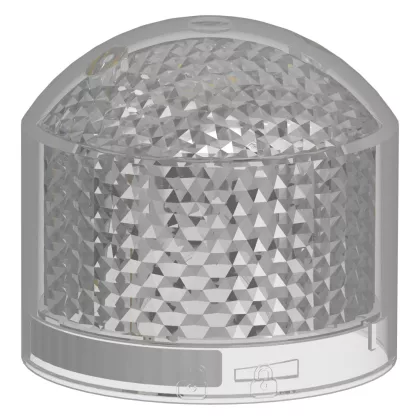   SCHNEIDER XVB7L67 Light Module Beacon, Harmony XVB7 Modular Tower Light, White, Ø70mm, Flashing, Colored Lens