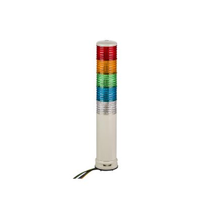   SCHNEIDER XVC6M55SK Harmony XVC monolitikus Ø60 fényoszlop, 1 piros 1 narancs 1 zöld 1 kék 1 átl. folyamatos/villogó, hangjelző, 100-240 VAC