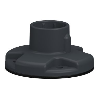 SCHNEIDER XVZ01 Universal Mounting Accessory, Harmony XV4/XV6/XVB7 Modular Tower Light, Plastic Fixing Plate, Grey