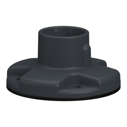   SCHNEIDER XVZ01 Universal Mounting Accessory, Harmony XV4/XV6/XVB7 Modular Tower Light, Plastic Fixing Plate, Grey