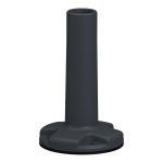   SCHNEIDER XVZ02 Universal Mounting Accessory, XV4/XV6/XVB7 Modular Tower Light, Plastic Fixing Plate With Pole, Grey