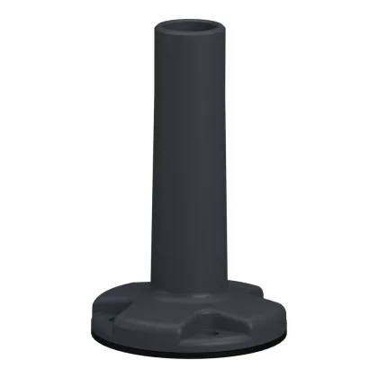   SCHNEIDER XVZ02 Universal Mounting Accessory, XV4/XV6/XVB7 Modular Tower Light, Plastic Fixing Plate With Pole, Grey