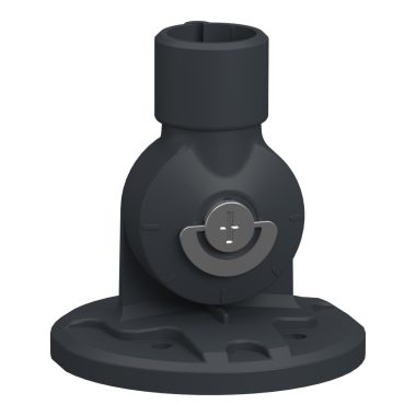 SCHNEIDER XVZ06 Universal Mounting Accessory, Harmony XV4/XV6/XVB7 Modular Tower Light, Plastic Foldable Bracket, Grey