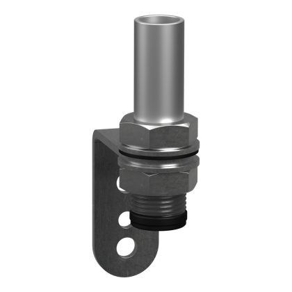   SCHNEIDER XVZ100T Universal Mounting Accessory, Harmony XV4/XV6/XVB7 Modular Tower Light, Metal L Bracket & 100mm Alu Pole