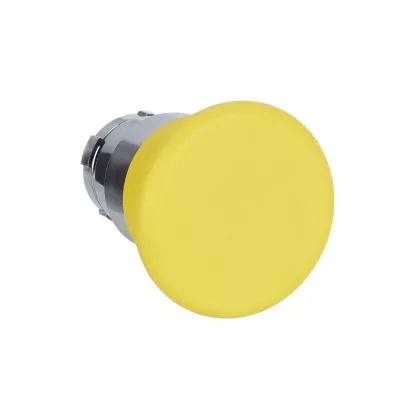   SCHNEIDER ZB2BC5C Easy Harmony XB2, Nyomógomb fej, gombafejű, sárga, fém, 22mm, head 40mm, visszatérő