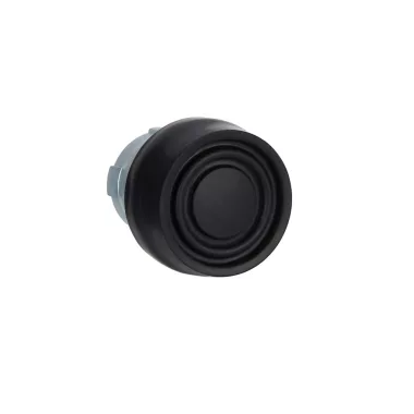 SCHNEIDER ZB2BP2C Easy Harmony XB2, Nyomógomb fej, kiemelkedő, fekete, fém, 22mm, visszatérő, védősapkás, jelöletlen