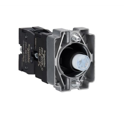   SCHNEIDER ZB2BWB61C Easy Harmony XB2, Világító aljzat, gallér, kék led, fém, 