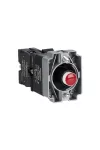 SCHNEIDER ZB2BWM42C Easy Harmony XB2, Világító aljzat, gallér, piros led, fém, 