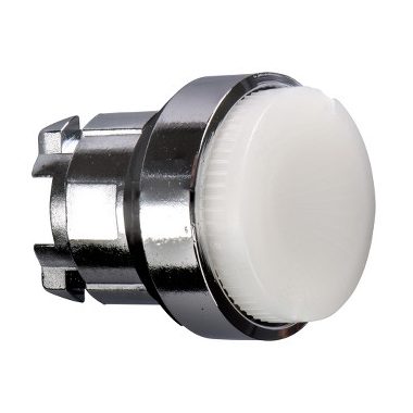 SCHNEIDER ZB4BWCUST01 Harmony fém világító nyomógomb fej, Ø22, visszatérő, személyre szabott