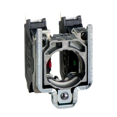 SCHNEIDER ZB4BZ1055 Harmony fém rögzítőaljzat és érintkezőblokk, 1NO+1NC, rugós csatlakozós
