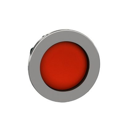   SCHNEIDER ZB4FA46 Harmony panelbe süllyesztett fém nyomógomb fej, Ø30, visszatérő, mélyítet, piros